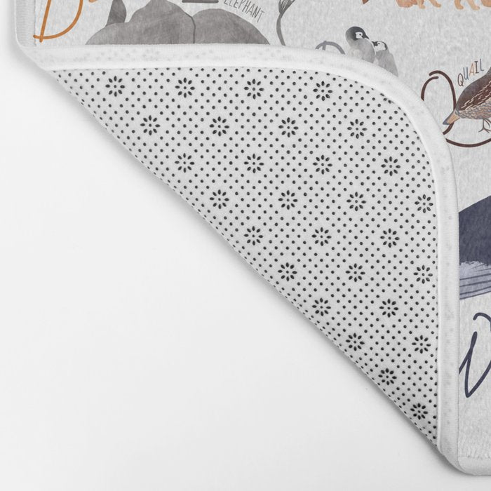 Animal Alphabet Bath Mat Gallery Image 2