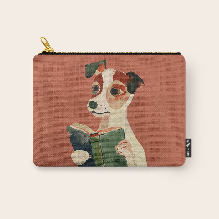 The Bookish Dog Carry All Pouch Gallery Image 1