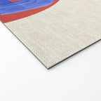 Blue Spiral Eclipse Welcome Mat Gallery Image 2