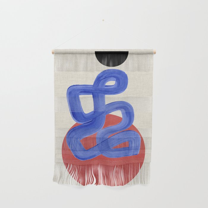 Blue Spiral Eclipse Wall Hanging Gallery Image 1