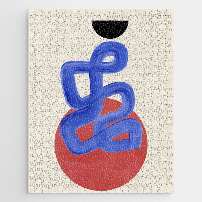 Blue Spiral Eclipse Jigsaw Puzzle Gallery Image 1