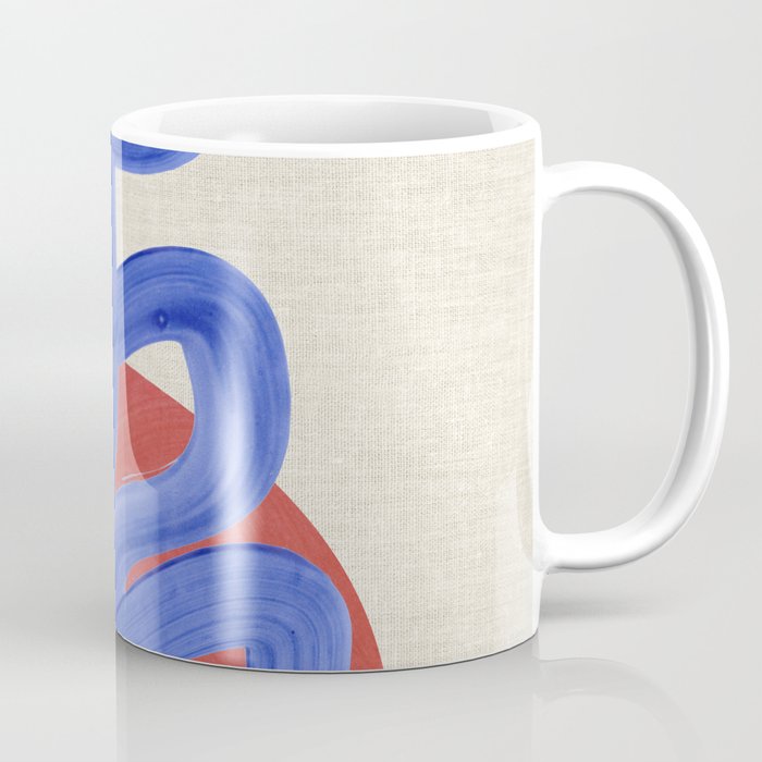 Blue Spiral Eclipse Coffee Mug Gallery Image 1