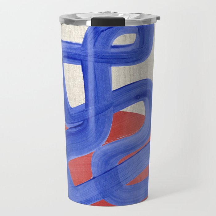 Blue Spiral Eclipse Travel Mug Gallery Image 1