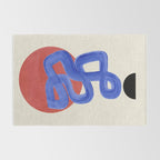Blue Spiral Eclipse Rug Gallery Image 2