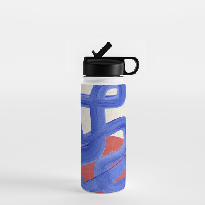 Blue Spiral Eclipse Water Bottle Gallery Image 1