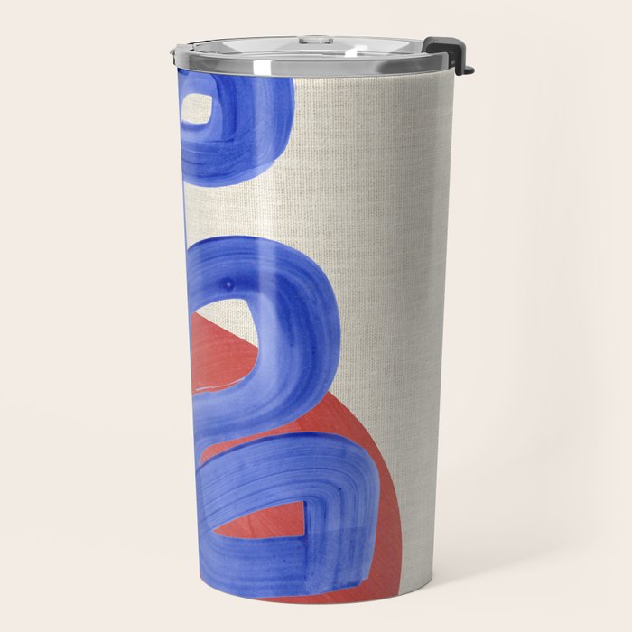 Blue Spiral Eclipse Travel Mug Gallery Image 2