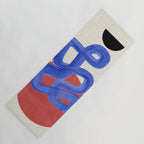 Blue Spiral Eclipse Yoga Mat Gallery Image 1