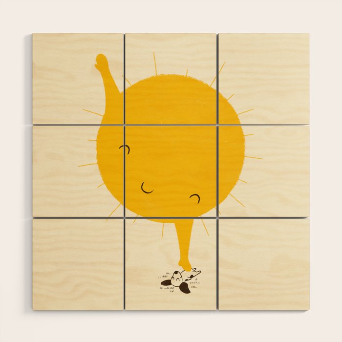 Belly Rub Wood Wall Art Gallery Image 1