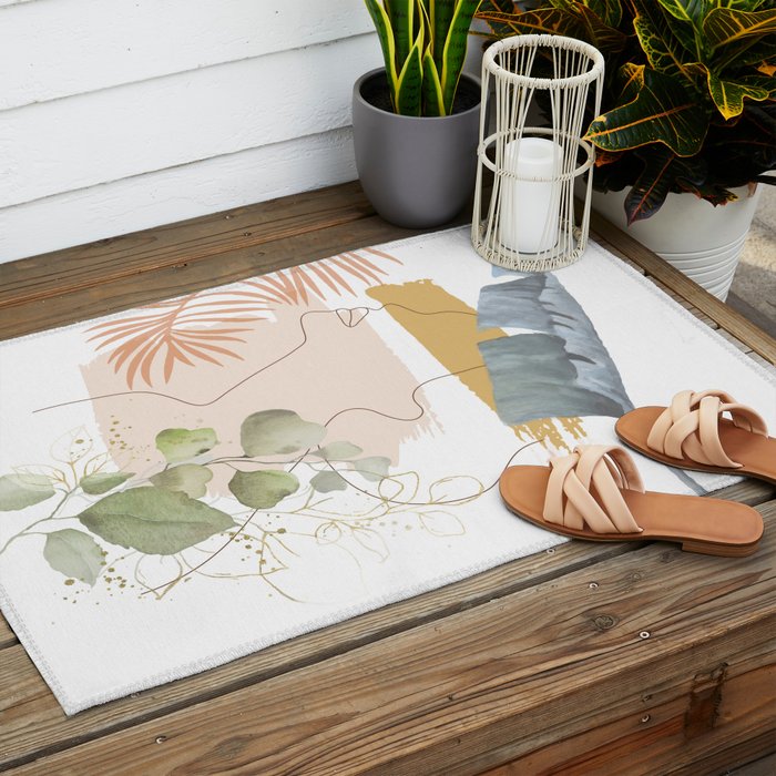 Line in Nature I Outdoor Rug Gallery Image 2
