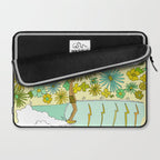 retro daydreams hang 10 florida // retro surf art by surfy birdy Laptop Sleeve Gallery Image 2