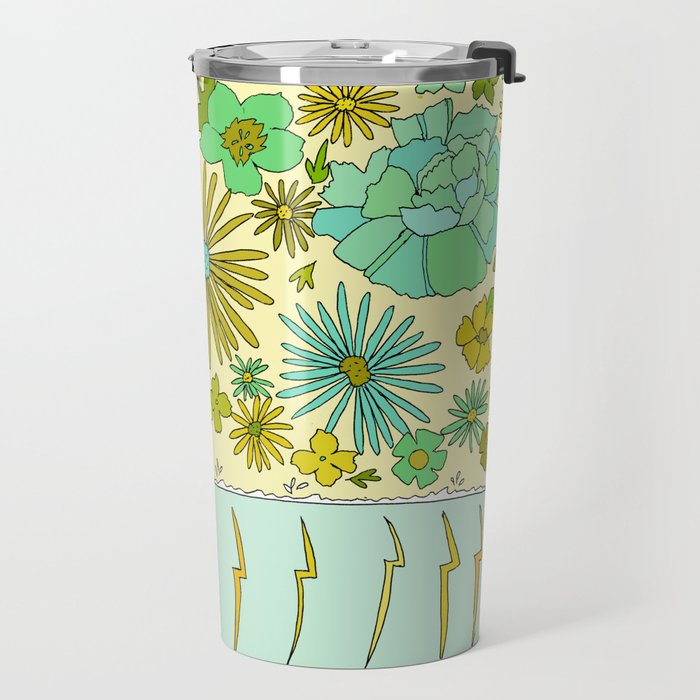 retro daydreams hang 10 florida // retro surf art by surfy birdy Travel Mug Gallery Image 2