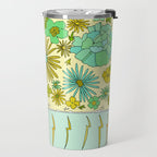 retro daydreams hang 10 florida // retro surf art by surfy birdy Travel Mug Gallery Image 2