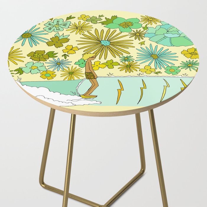 retro daydreams hang 10 florida // retro surf art by surfy birdy Side Table Gallery Image 2