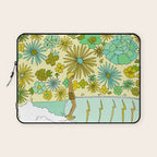 retro daydreams hang 10 florida // retro surf art by surfy birdy Laptop Sleeve Gallery Image 1