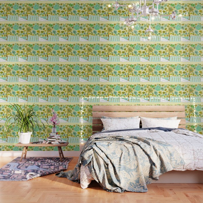 retro daydreams hang 10 florida // retro surf art by surfy birdy Wallpaper Gallery Image 1