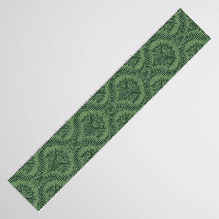 Triceratops Damask - Fern Table Runner Gallery Image 3