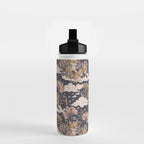 Fox Cubs in Moonlit Garden Water Bottle Gallery Image 2