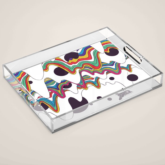 Psychedelic Planet Acrylic Tray Gallery Image 1