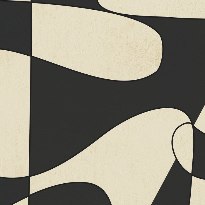 Modern Abstract Contrast - Noir Coffee Mug Gallery Image 2