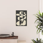 Modern Abstract Contrast - Noir Poster Gallery Image 2