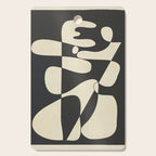 Modern Abstract Contrast - Noir Cutting Board Gallery Image 1