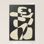 Modern Abstract Contrast - Noir Stationery Card Gallery Image 2