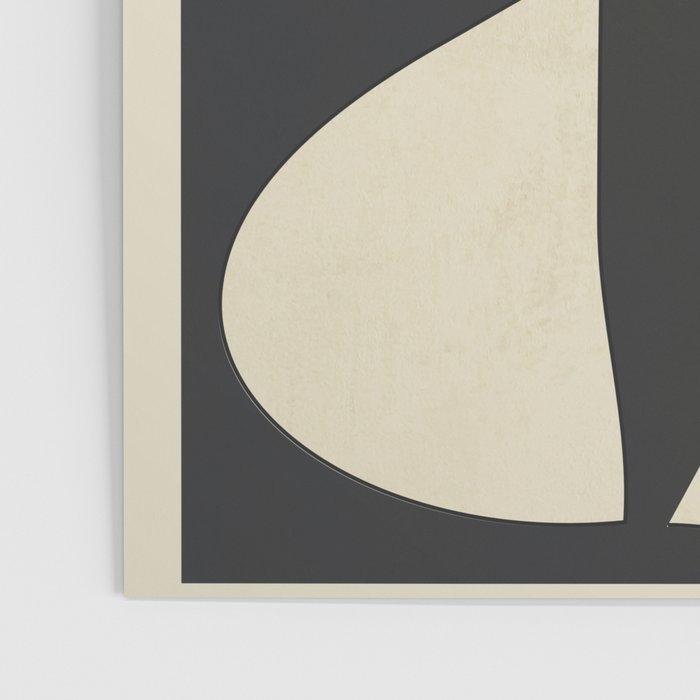 Modern Abstract Contrast - Noir Poster Gallery Image 3