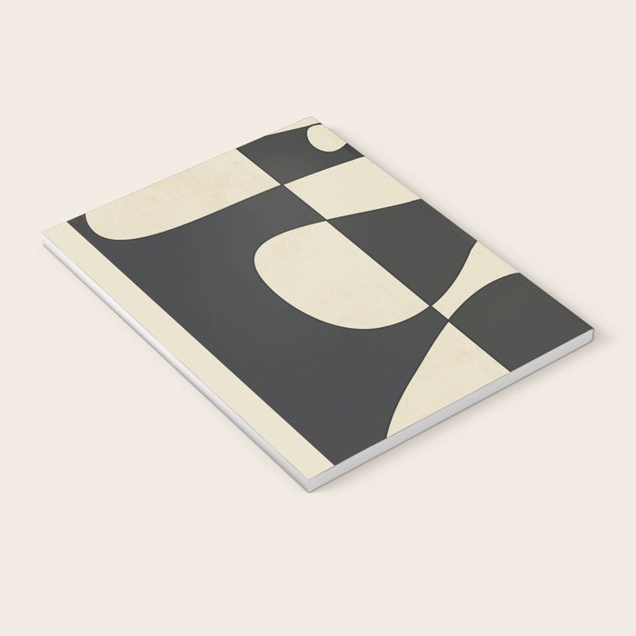 Modern Abstract Contrast - Noir Notebook Gallery Image 3