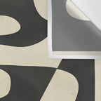 Modern Abstract Contrast - Noir Wall Tapestry Gallery Image 3