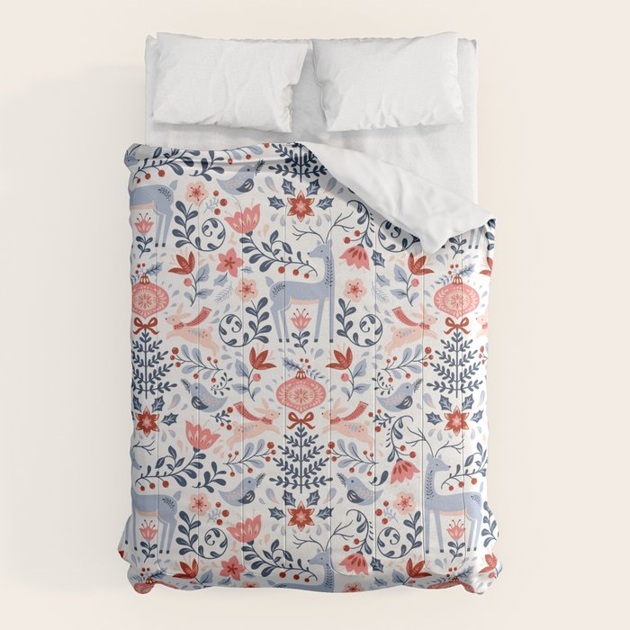 Folk Art Christmas Comforter Gallery Image 6