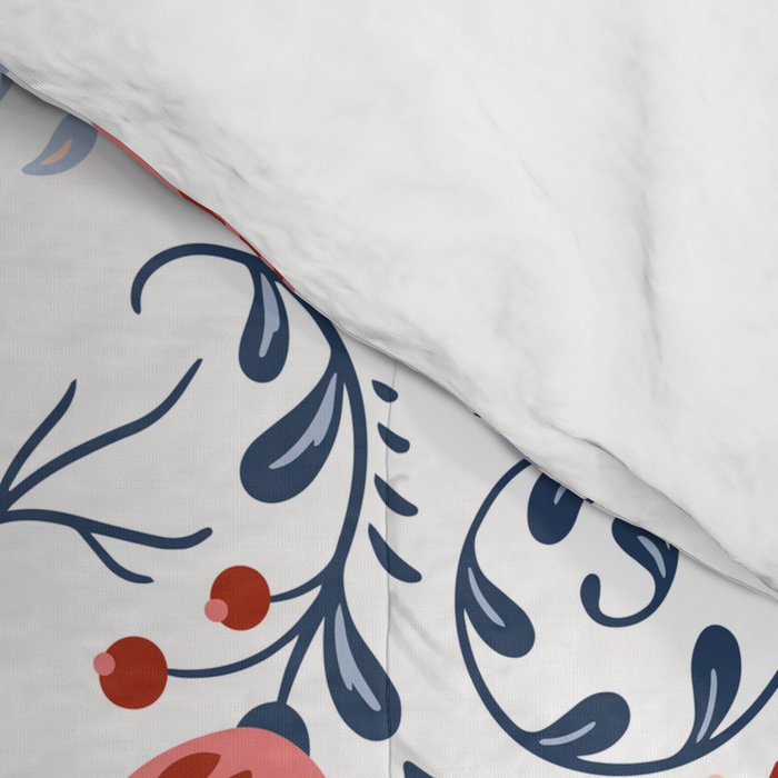 Folk Art Christmas Comforter Gallery Image 4