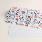 Folk Art Christmas Wrapping Paper Gallery Image 2