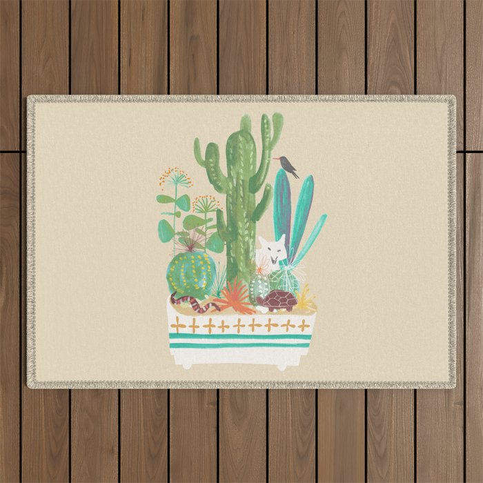 Desert planter Outdoor Rug Gallery Image 1