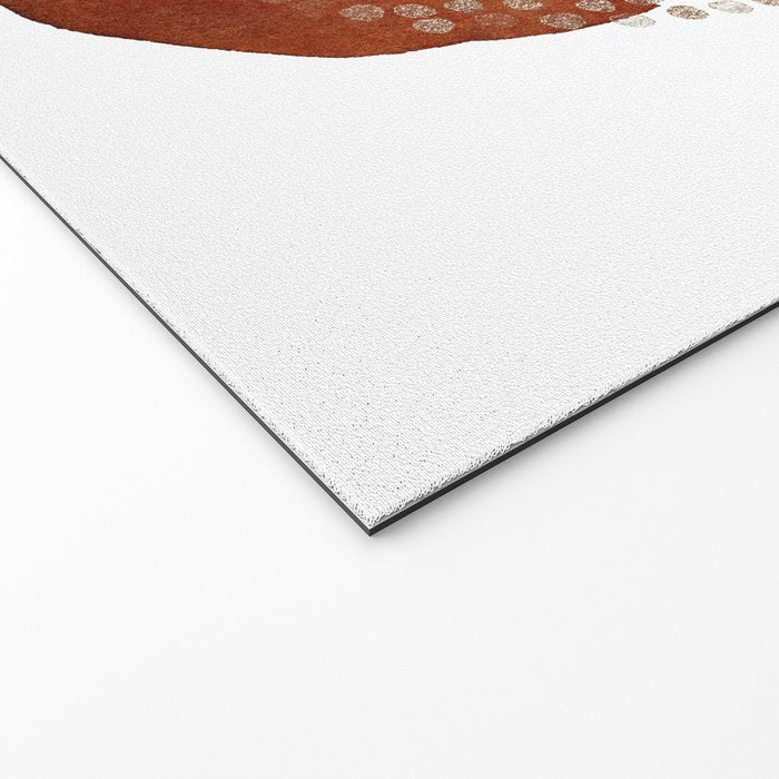 Abstract Terracotta, Navy Blue, Blush Pink, Art Print By LandSartprints  Welcome Mat Gallery Image 2