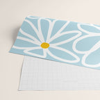 Daisy chain - pastel blue Wrapping Paper Gallery Image 2