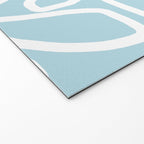Daisy chain - pastel blue Welcome Mat Gallery Image 2