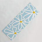 Daisy chain - pastel blue Yoga Mat Gallery Image 1
