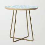 Daisy chain - pastel blue Side Table Gallery Image 1
