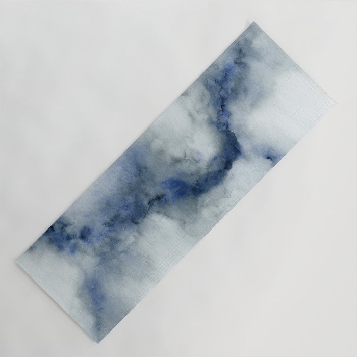 Indigo Abstract Painting | No.3 Yoga Mat Gallery Image 1