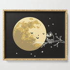 Owl and Moon Serving Tray Gallery Image 1