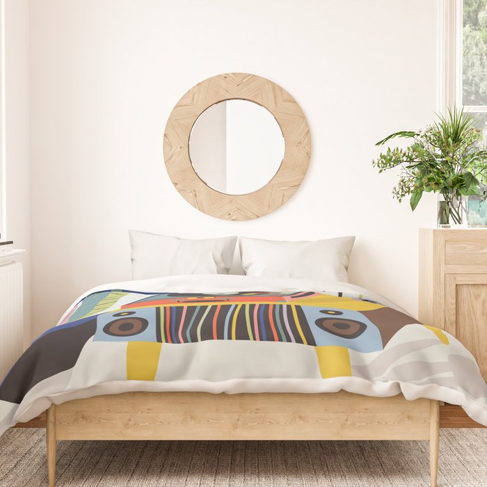 Retro Record Player Duvet Cover Gallery Image 3