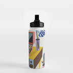 Retro Record Player Water Bottle Gallery Image 2