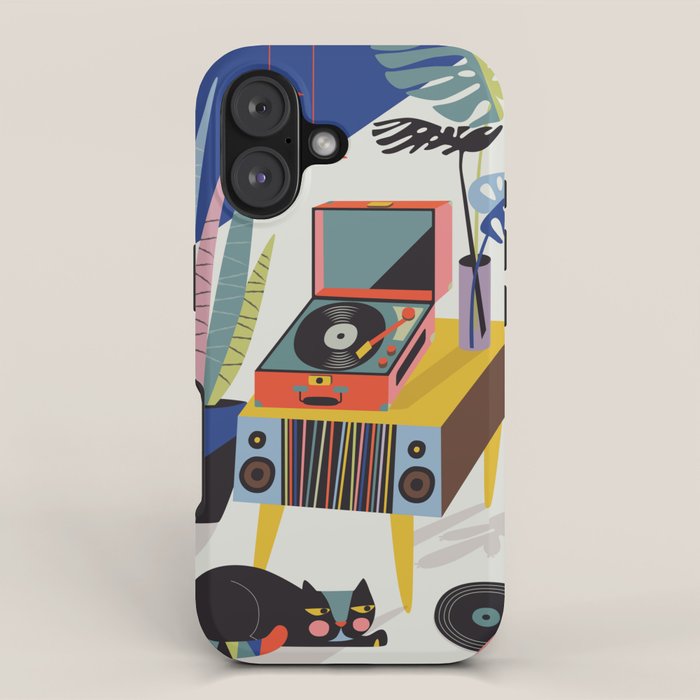 Retro Record Player iPhone Case Gallery Image 1