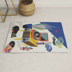 Retro Record Player Rug Gallery Image 1
