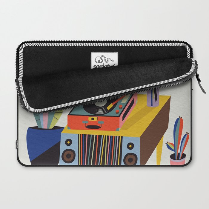 Retro Record Player Laptop Sleeve Gallery Image 2