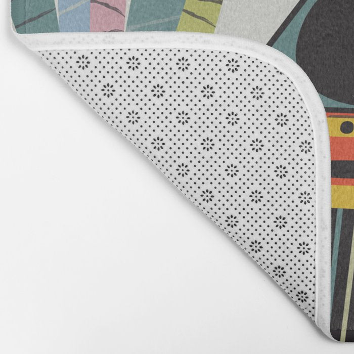 Retro Record Player Bath Mat Gallery Image 2