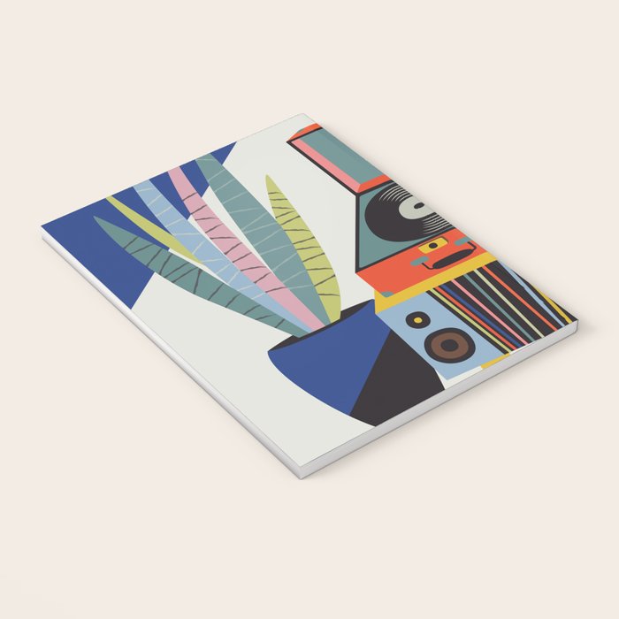 Retro Record Player Notebook Gallery Image 3