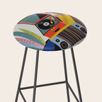 Retro Record Player Stool Gallery Image 2