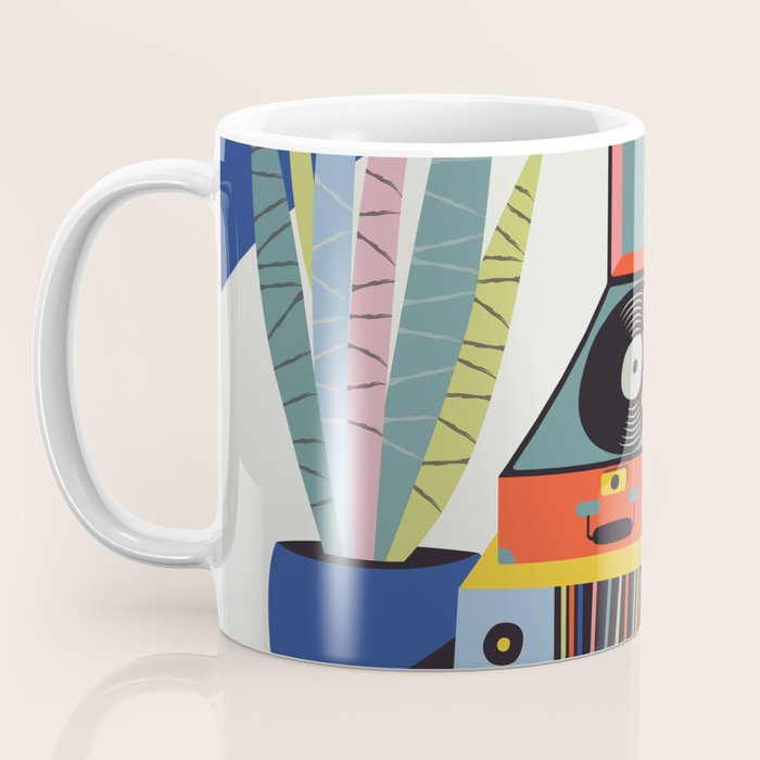 Retro Record Player Coffee Mug Gallery Image 3