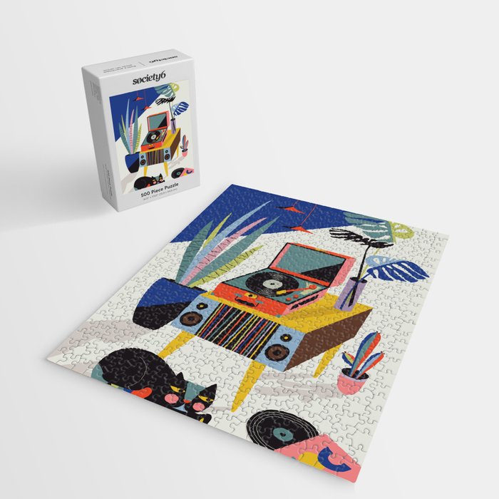 Retro Record Player Jigsaw Puzzle Gallery Image 2